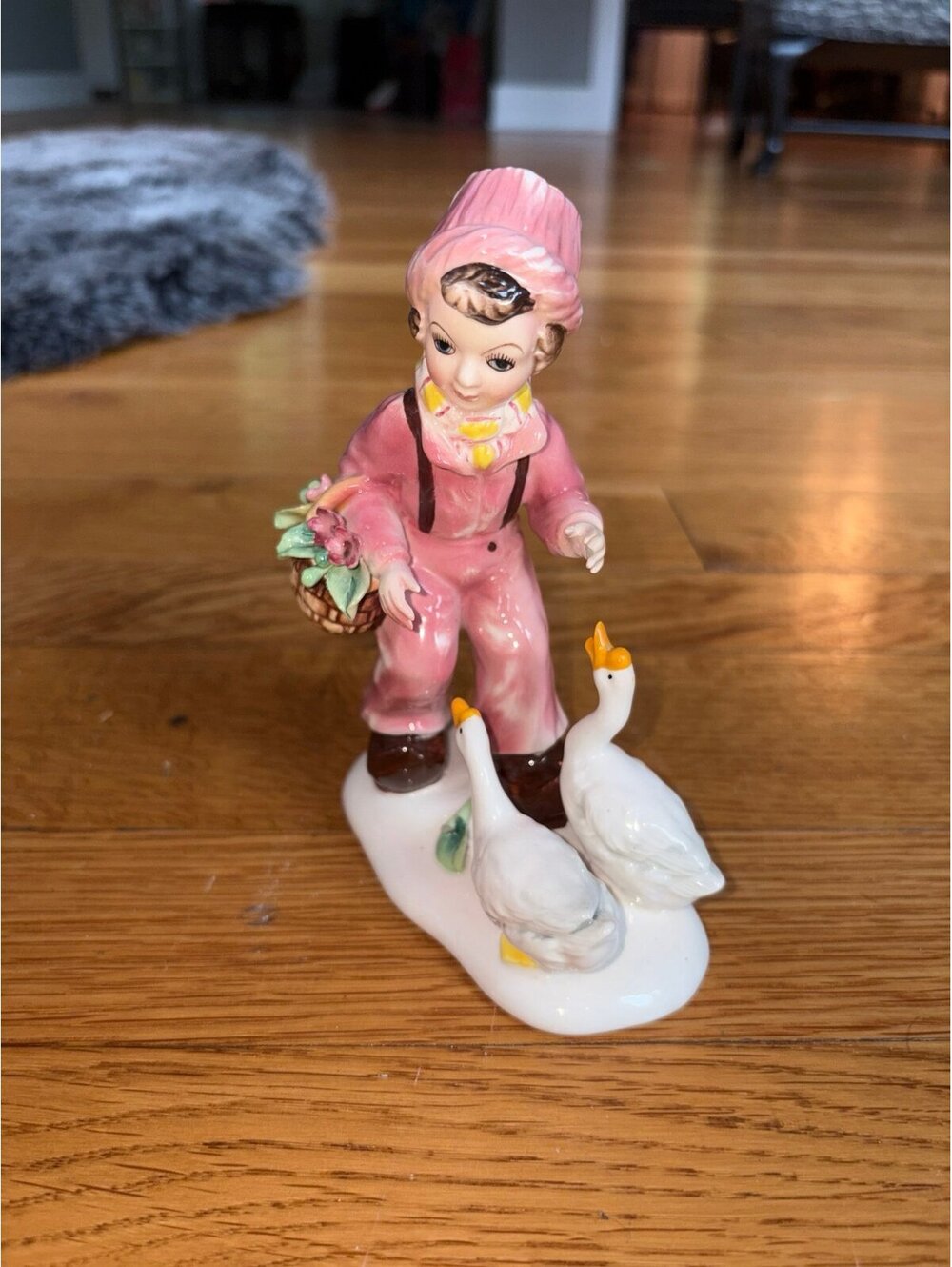 vintage 1950s Arnart Creation porcelain Dutch boy figurine